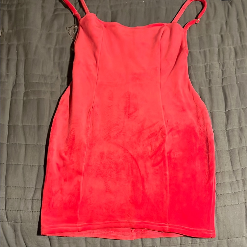 Red Sleeveless Dress